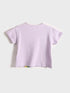 LC Waikiki Crew Neck Printed Short Sleeve Baby Girl T-Shirt
